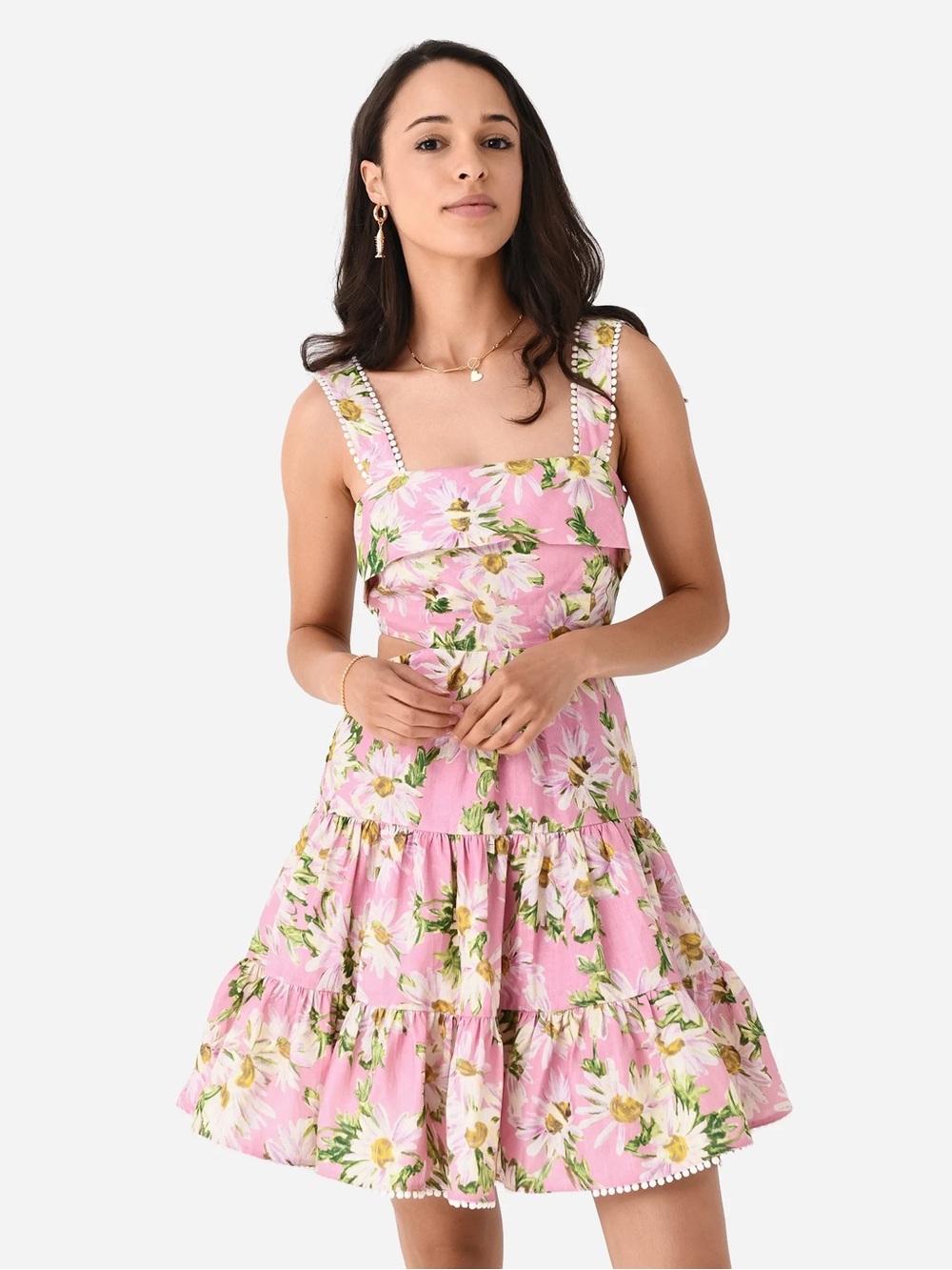 Alemais Maia Cutout Mini Dress
